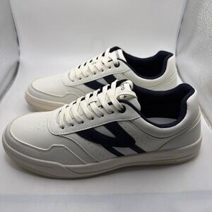Tretorn Men's Dennis Classic Sneaker Low top Shoes White/Navy Size 9.5